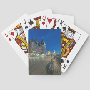 Dufferin Terrace bei Tagesanbruch Spielkarten