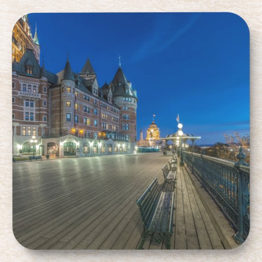 Dufferin Terrasse im Morgengrauen Untersetzer (Vorderseite)