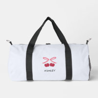 Duffle Bag | Süße Kirsch-Schleife Hübsche Tasche