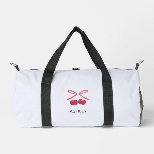 Duffle Bag | Süße Kirsch-Schleife Hübsche Tasche (Vorderseite)