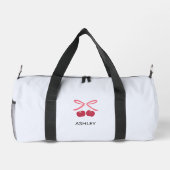 Duffle Bag | Süße Kirsch-Schleife Hübsche Tasche (Rückseite)