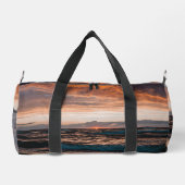 Duffle bag with ocean beach waves image (Rückseite)
