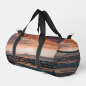 Duffle bag with ocean beach waves image (Rechte Ecke)