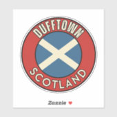 Dufftown, Schottland Aufkleber (Blatt)