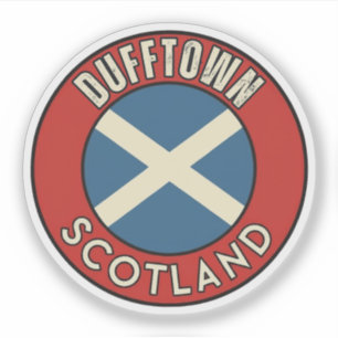 Dufftown, Schottland Aufkleber