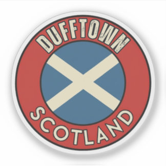 Dufftown, Schottland Aufkleber