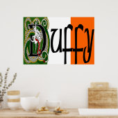 Duffy Celtic Dragon Print Poster (Küche)