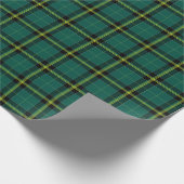 Duffy Clan Tartan Irish Kariert Pattern Geschenkpapier (Ecke)