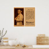 Duffy Lewis Red Sox Baseball 1912 Poster (Küche)