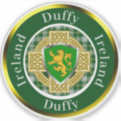 Duffy Shield & Celtic Cross Personalisiert Aufkleber (Vorderseite)