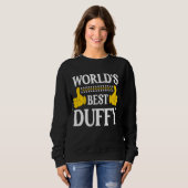 Duffy Surname Funny Team Familie Nachname World's Sweatshirt (Vorne ganz)