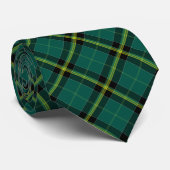 Duffy Tartan Bright Green Kariert Pattern Krawatte (Gerollt)
