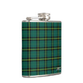 Duffy Tartan Monogram Bright Green Kariert Flachmann (Rechts)