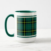 Duffy Tartan Pattern Green Irish Kariert Tasse (Links)