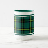 Duffy Tartan Pattern Green Irish Kariert Tasse (Zentrum)