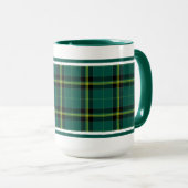 Duffy Tartan Pattern Green Irish Kariert Tasse (VorderseiteRechts)