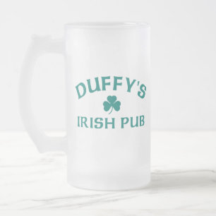 Duffys Irish Pub Glass Mattglas Bierglas