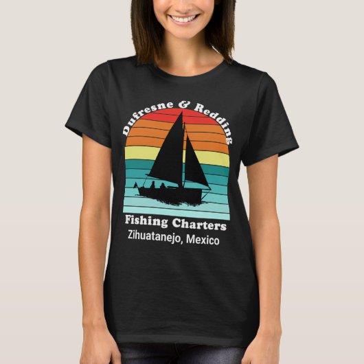 Dufresne And Redding Angelboot-Charters T-Shirt (Vorderseite)