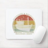 Dufresne And Redding Angelboot-Charters - Vintage  Mousepad (Mit Mouse)