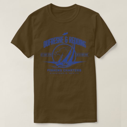 Dufresne Redding Fishing Charters T-Shirt (Design vorne)