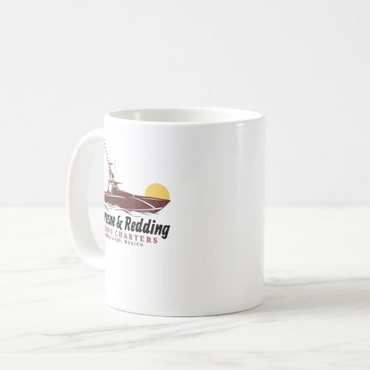 Dufresne und Redundanz der Fischereicharters Zihua Kaffeetasse (Vorderseite Links)