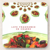 Duft des Lebens: Potpourri Inspiration Getränkeuntersetzer (Vorderseite)