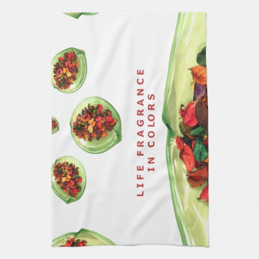 Duft des Lebens: Potpourri Inspiration Handtuch (Vertikal)