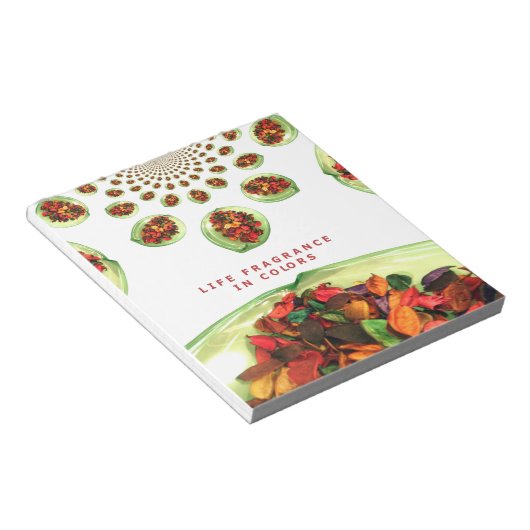 Duft des Lebens: Potpourri Inspiration Notizblock (angewinkelt)