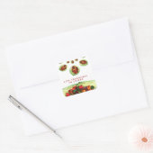 Duft des Lebens: Potpourri-Inspirationsbotschaft Quadratischer Aufkleber (Umschlag)