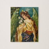Duft - Engel mit grünen Flügeln Puzzle (Vertikal)