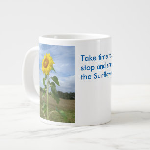 Duft Sonnenblumen Blume Spiegeland Jumbo-Tasse