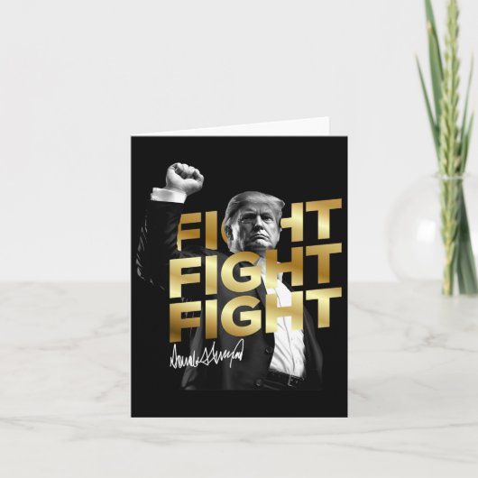 Duft Support Parfüm 2025 Donald Trump Karte (Vorderseite)