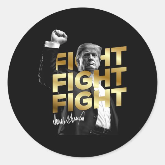 Duft Support Parfüm 2025 Donald Trump Runder Aufkleber (Vorderseite)