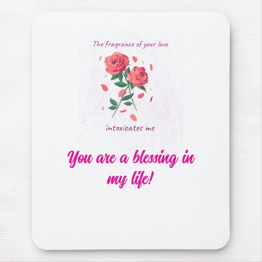 Duft von Liebe Mousepad (Vorne)