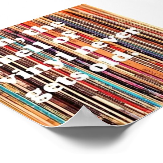 Duft von Vinyl Poster (Ecke)