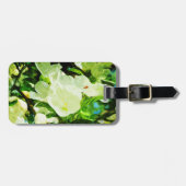 Duftapfel-Blüten Abstrakt Gepäckanhänger (Vorderseite horizontal)