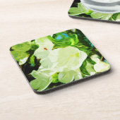 Duftapfel-Blüten Abstrakt Untersetzer (Linke Seite)