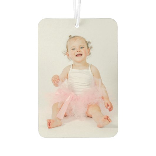 Duftbaum mit eigenem Foto - Autolufterfrischer (Rückseite)