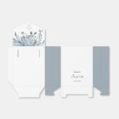 Duftblau | Taufbecken Geschenkschachtel (Ungefaltet)