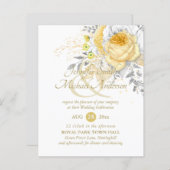 Duftblumen mit weißer Rosenblume (Vorne/Hinten)