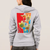 Duftblumen Wasserfarben Blume Art Pattern Hood Hoodie (Rückseite)