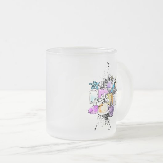 Düfte Art Mattglastasse (VorderseiteRechts)