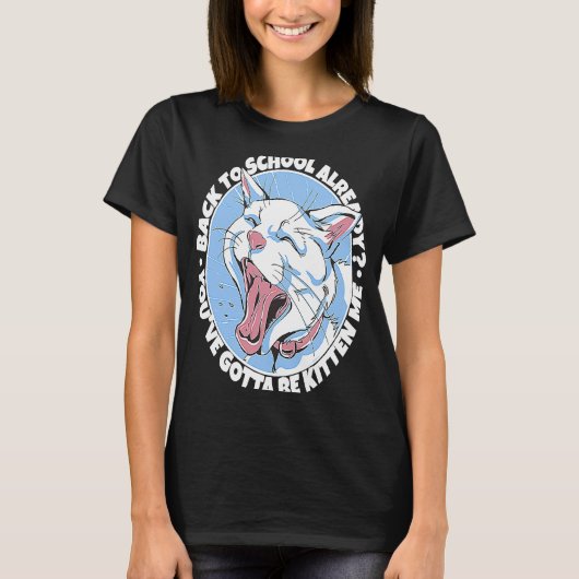 Duftender schreiender Kater T-Shirt (Vorderseite)