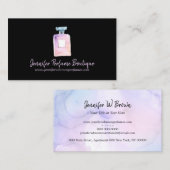 Duftflasche Essenzielles Öl Aroma Therapie Visitenkarte (Vorne/Hinten)