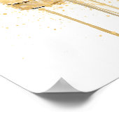 Duftflasche 'Gelb' als Weihnachtsgeschenk Poster (Ecke)