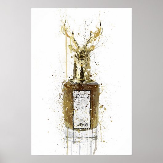 Duftflasche 'Kingdom' als Weihnachtsgeschenk Poster (Vorne)