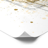 Duftflasche 'Pale Gold' als Weihnachtsgeschenk Poster (Ecke)