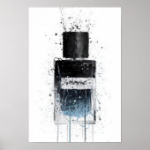 Duftflasche Weihnachtsgeschenk Poster (Vorne)