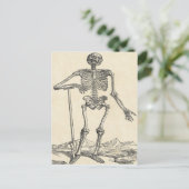 Dug seine eigene Grabpostkarte Postkarte (Stehend Vorderseite)