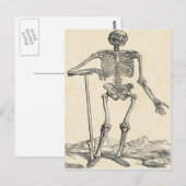 Dug seine eigene Grabpostkarte Postkarte (Vorne/Hinten)